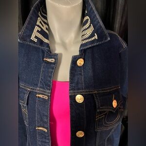 Gold Studded True Religion Jean Jacket-SUPER RARE!